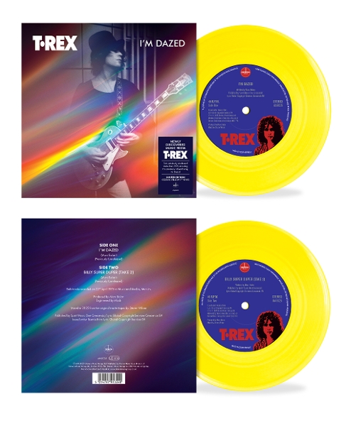 T. Rex - I'm Dazed / Billy Super Duper (7" Single) (Coloured Vinyl)