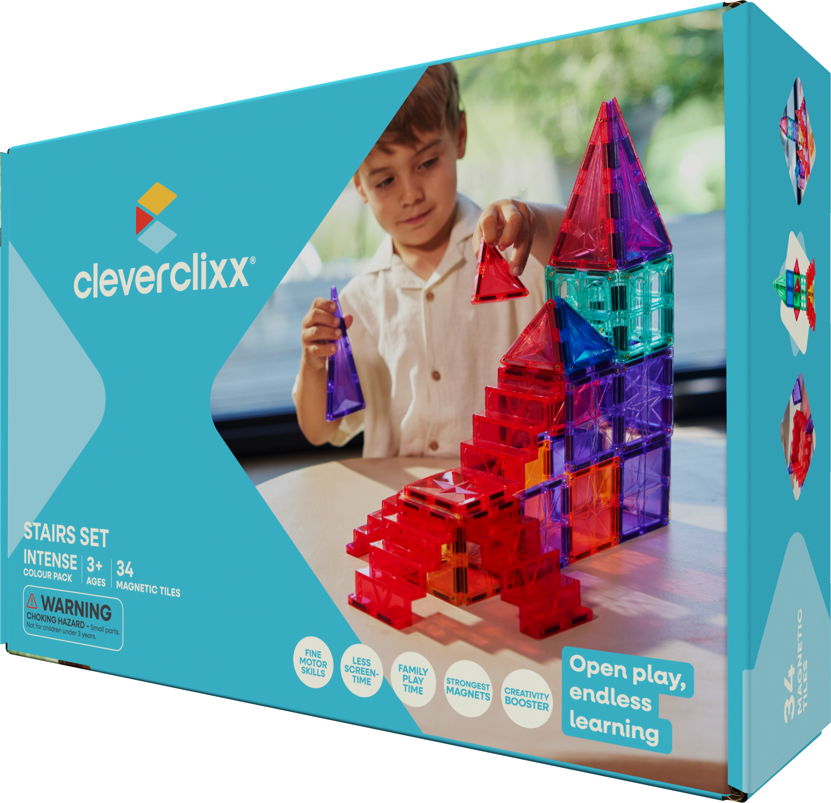 Magnetische Tegels - Trappen - Stairs Set Intense