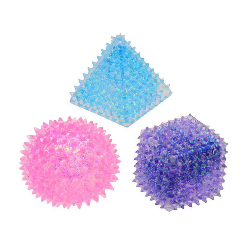 Slow Rise Squeeze Glitter Vormen - 3st.
