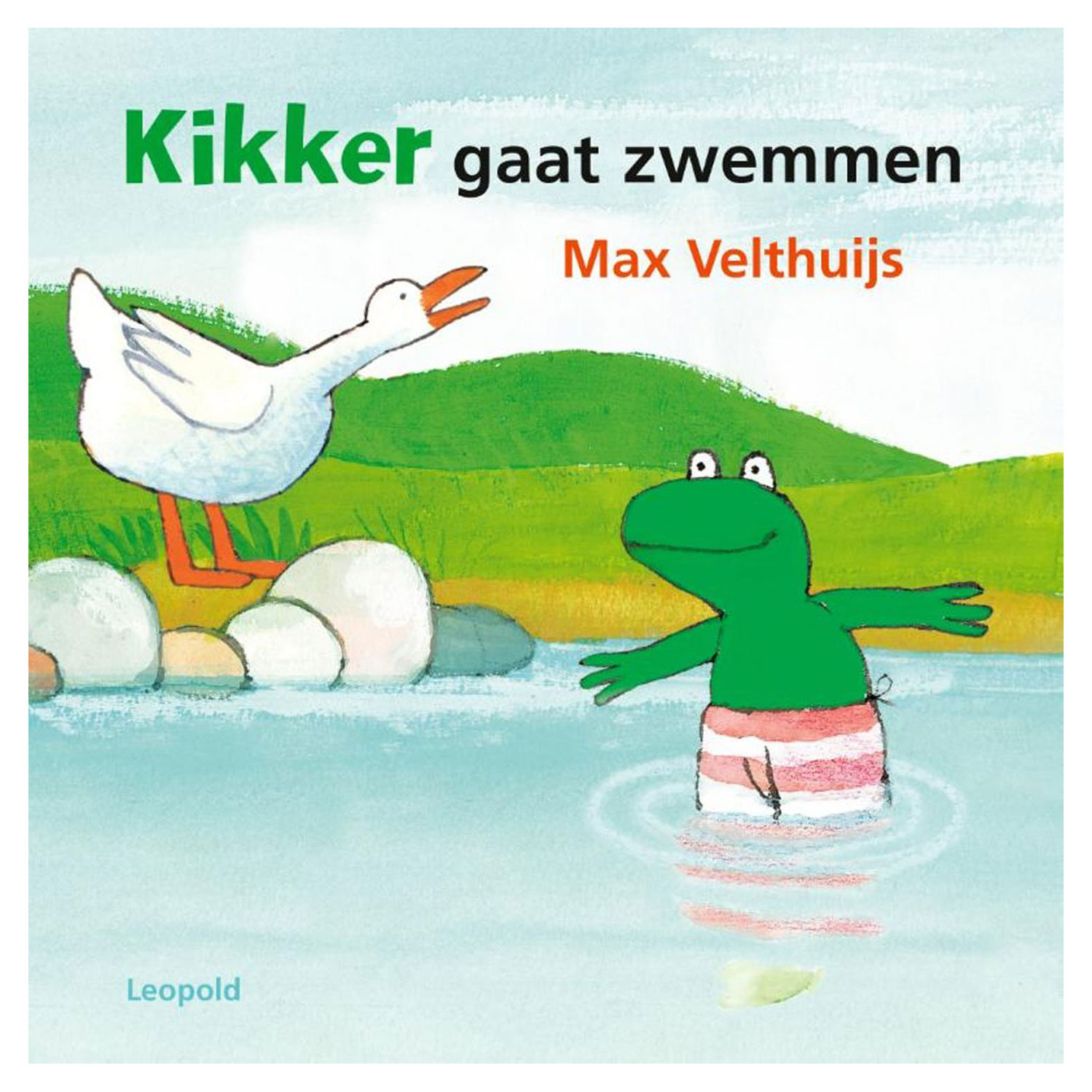 Kikker gaat zwemmen