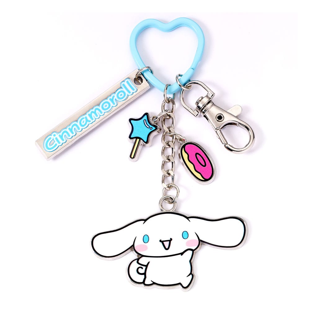 Hello Kitty Cinnamoroll Keyring With Charms