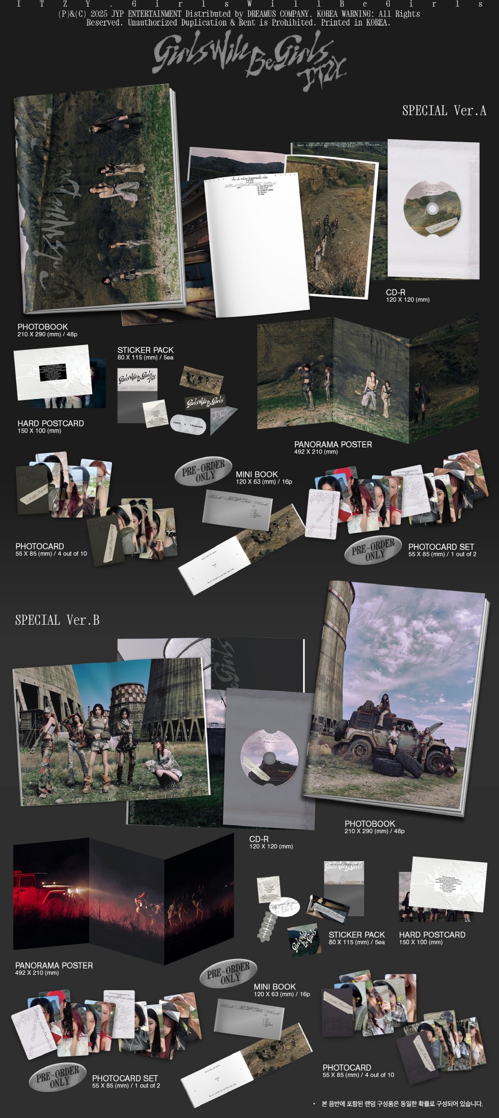ITZY [GIRLS WILL BE GIRLS] SPECIAL EDITION