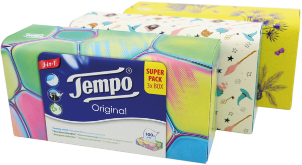 Tempo - Tempo Taschentucherbox Original 4-lagig