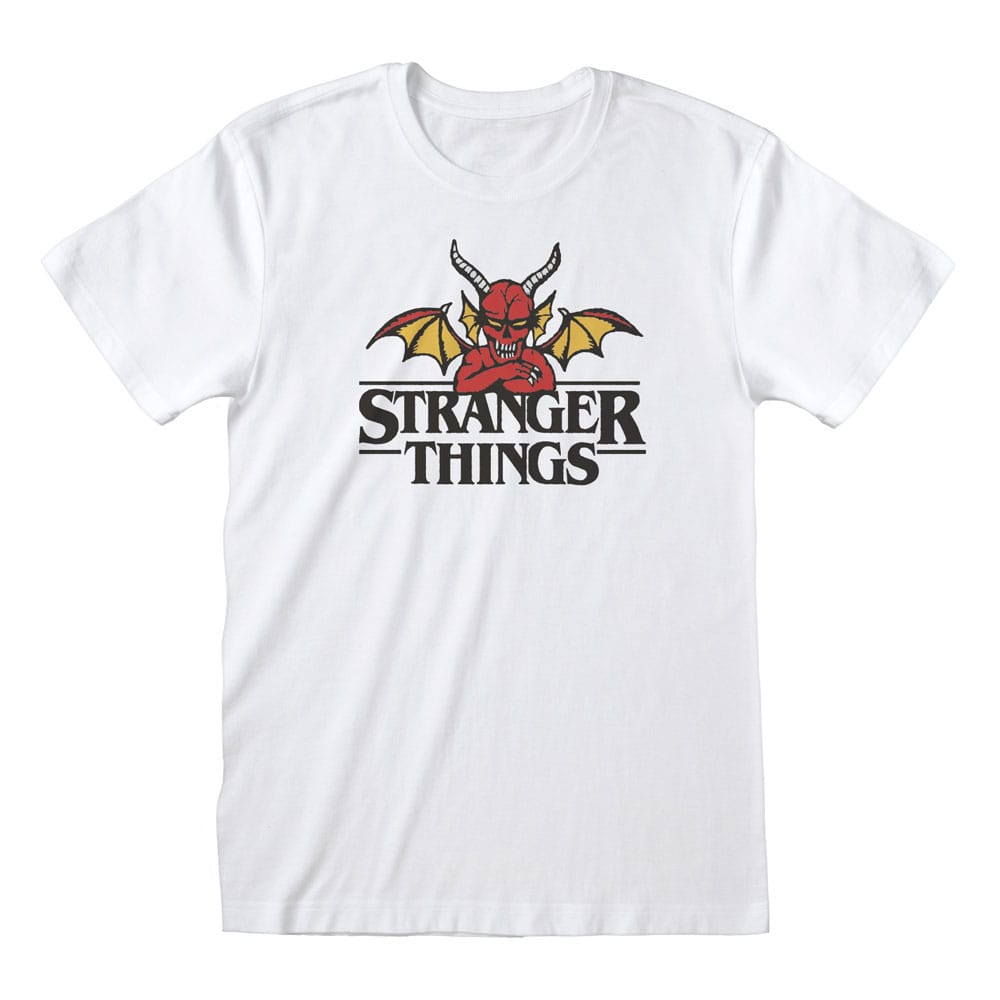 T-shirt - Stranger Things - Demon (unisex White T-