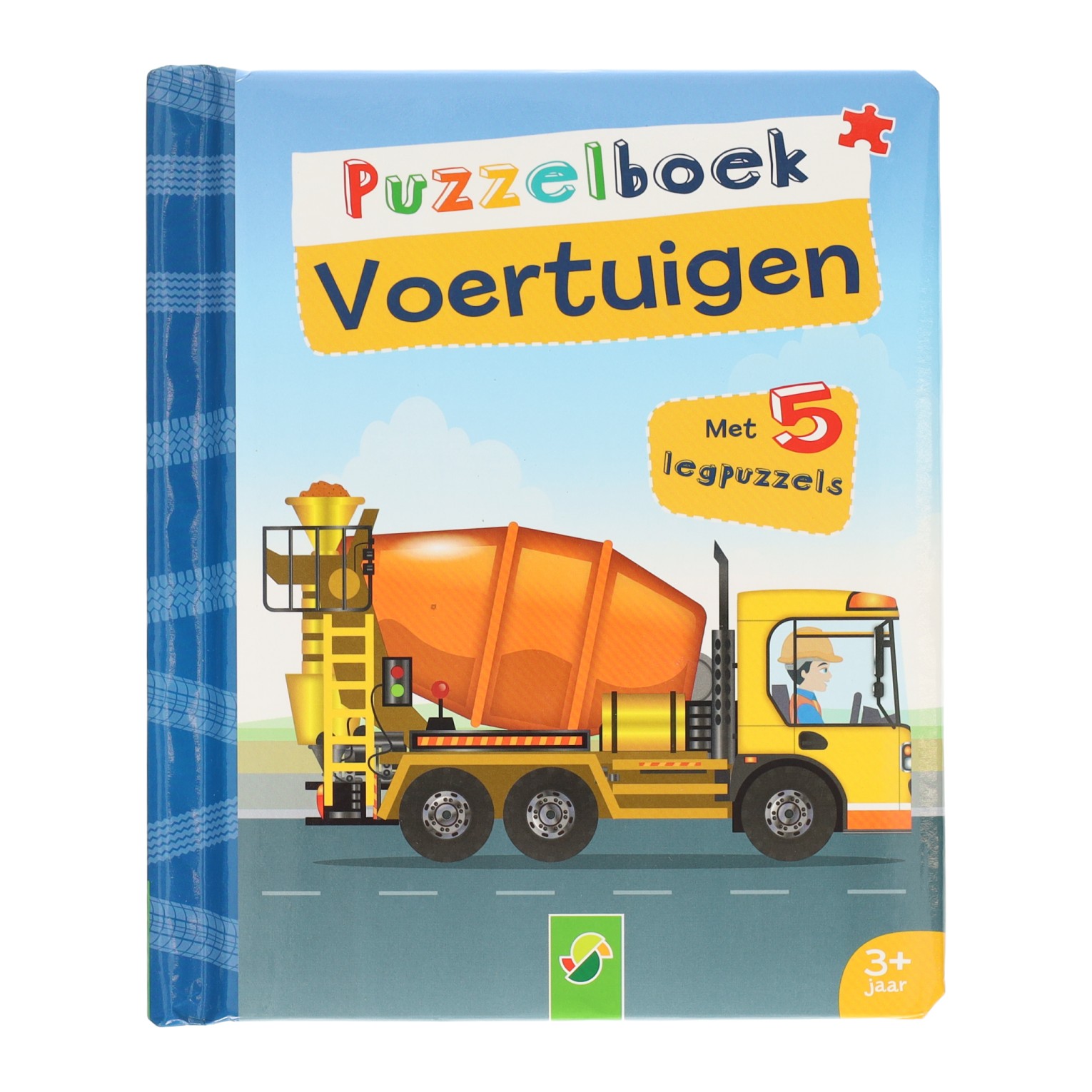 Wins Holland - Puzzelboek Voertuigen - 5 Legpuzzels