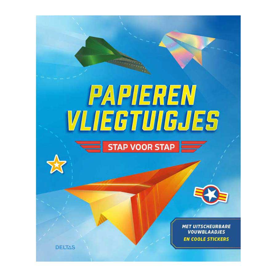 Papieren Vliegtuigjes - Stap Voor Stap