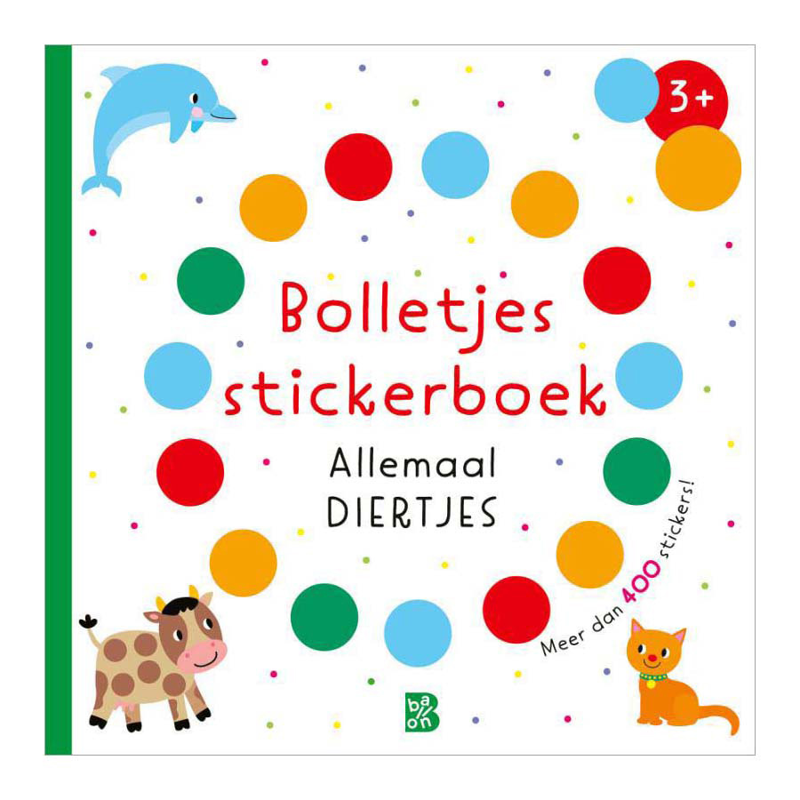 Wins Holland - Bolletjes Stickerboek Allemaal diertjes!