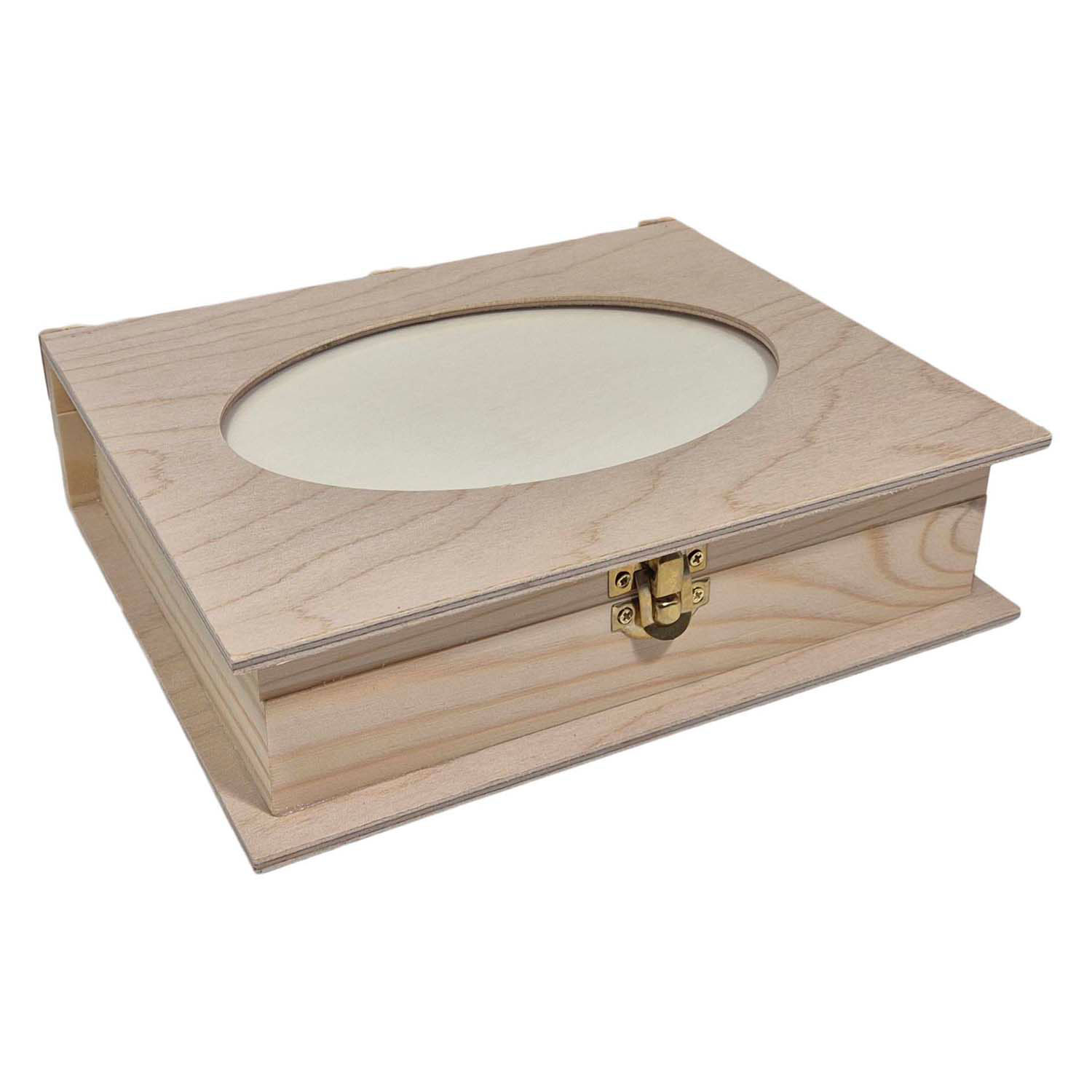 Playwood - Houten Kist Boekvorm met Fotolijst