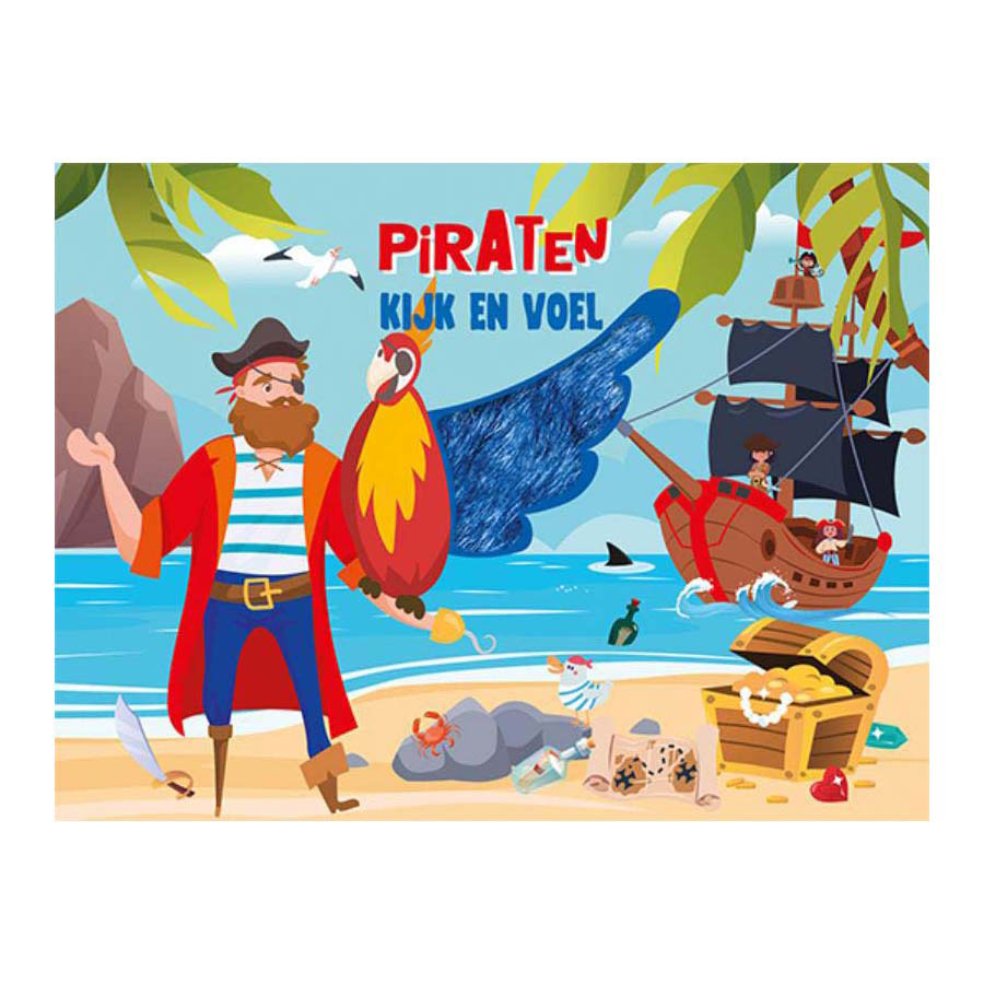 Lantaarn Publishers - Kijk en Voel - Piraten Prentenboek