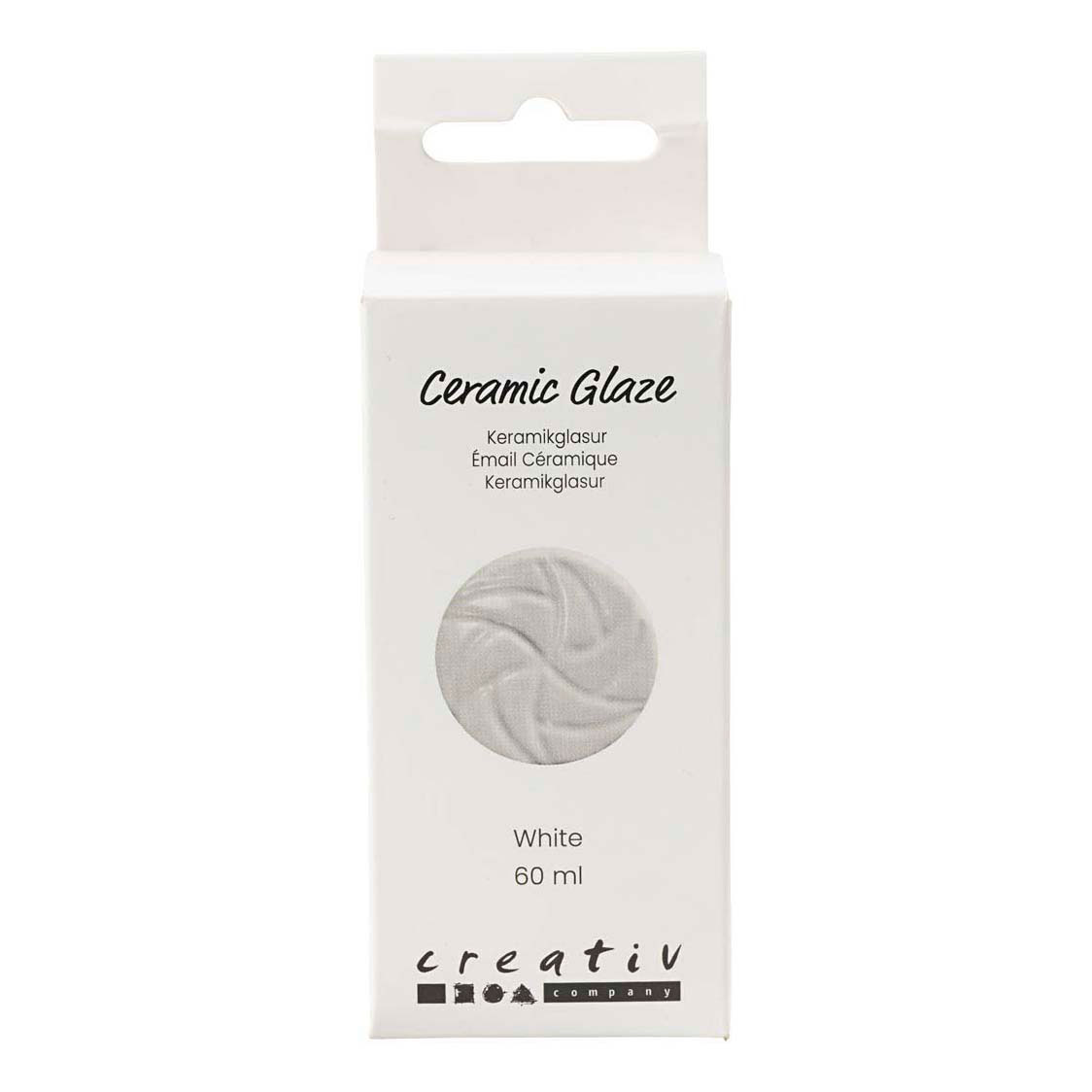 Keramiek Glazuur 984-1101 C Dekkend Wit - 60ml