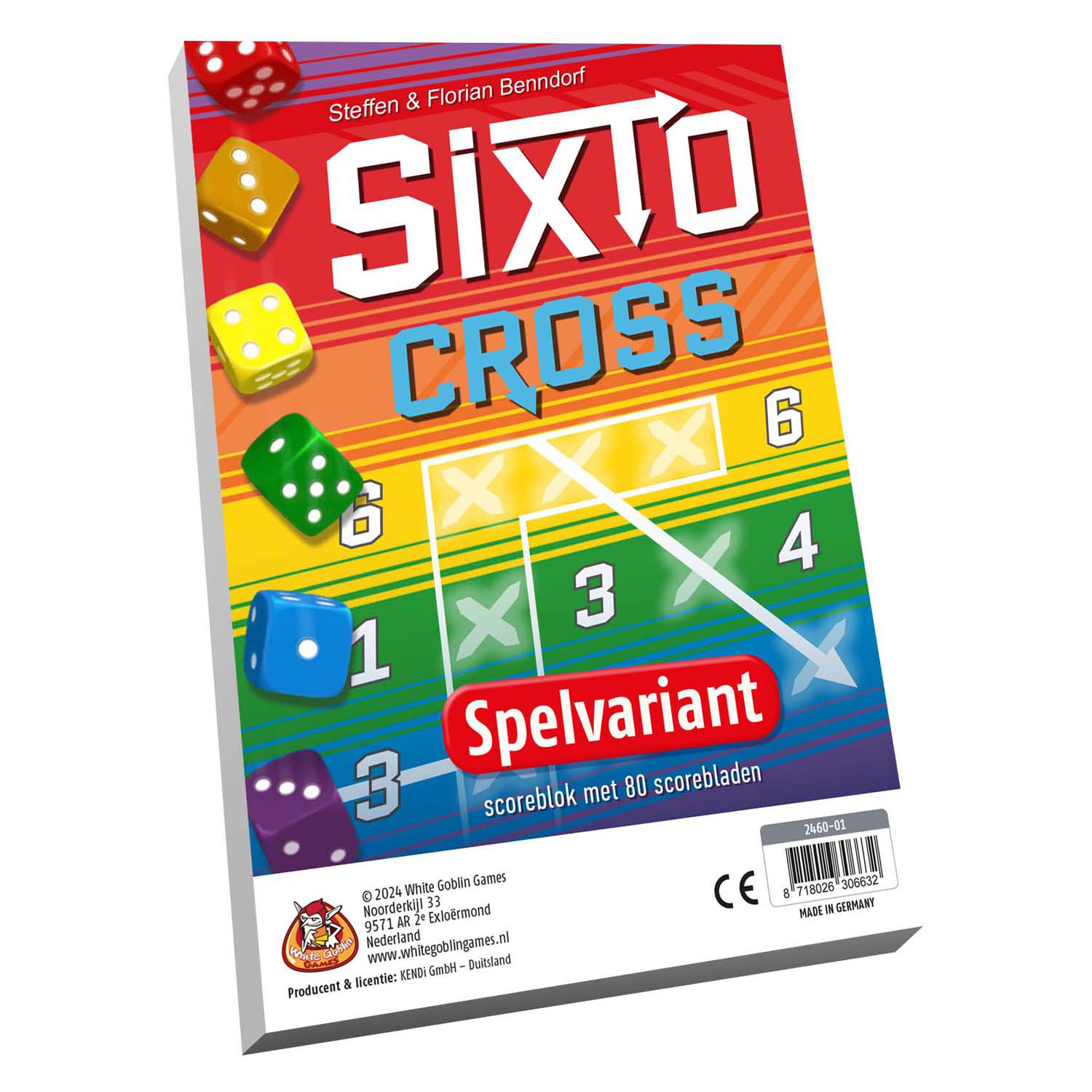 White Goblin Games - Sixto Cross - Uitbreiding Scoreblok