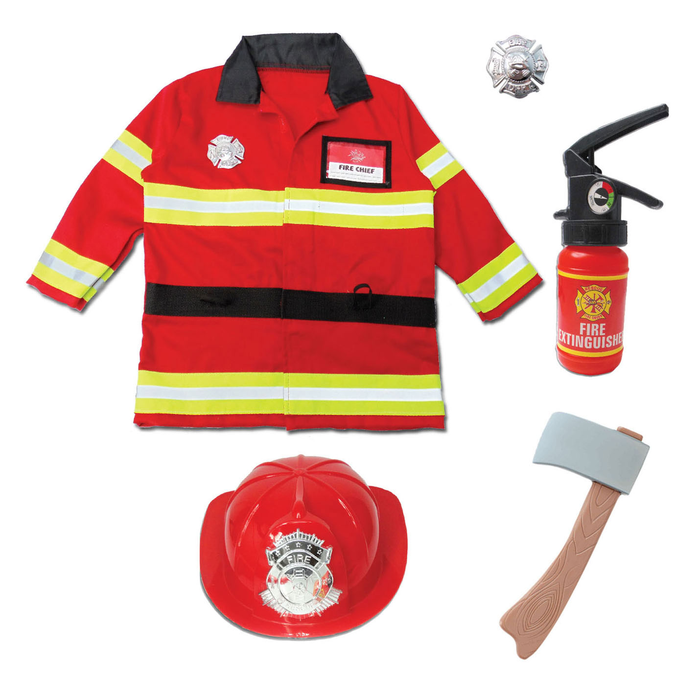 Verkleedset Brandweer, 3-4 jaar