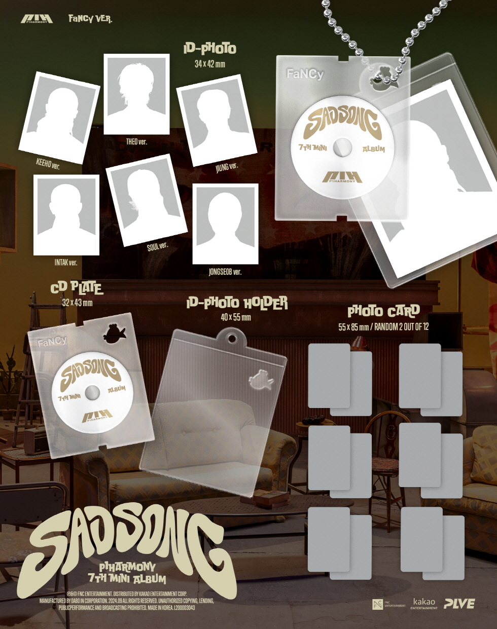 P1HARMONY 7TH MINI ALBUM [SAD SONG] (PLVE)