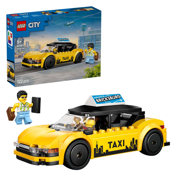 LEGO City 60487 Gele taxi