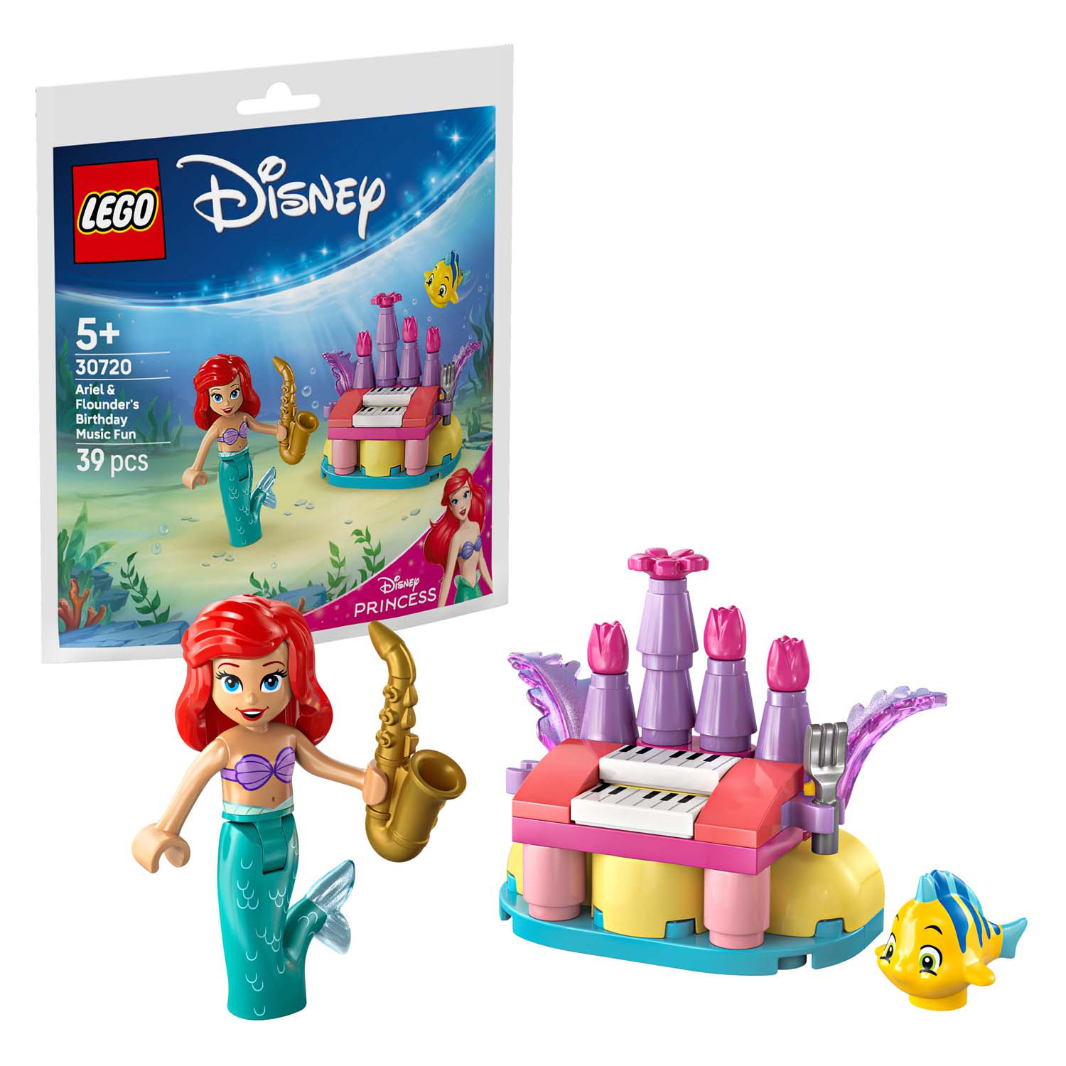 LEGO Disney Princess 30720 Verjaardagsmuziek van Ariel en Botje