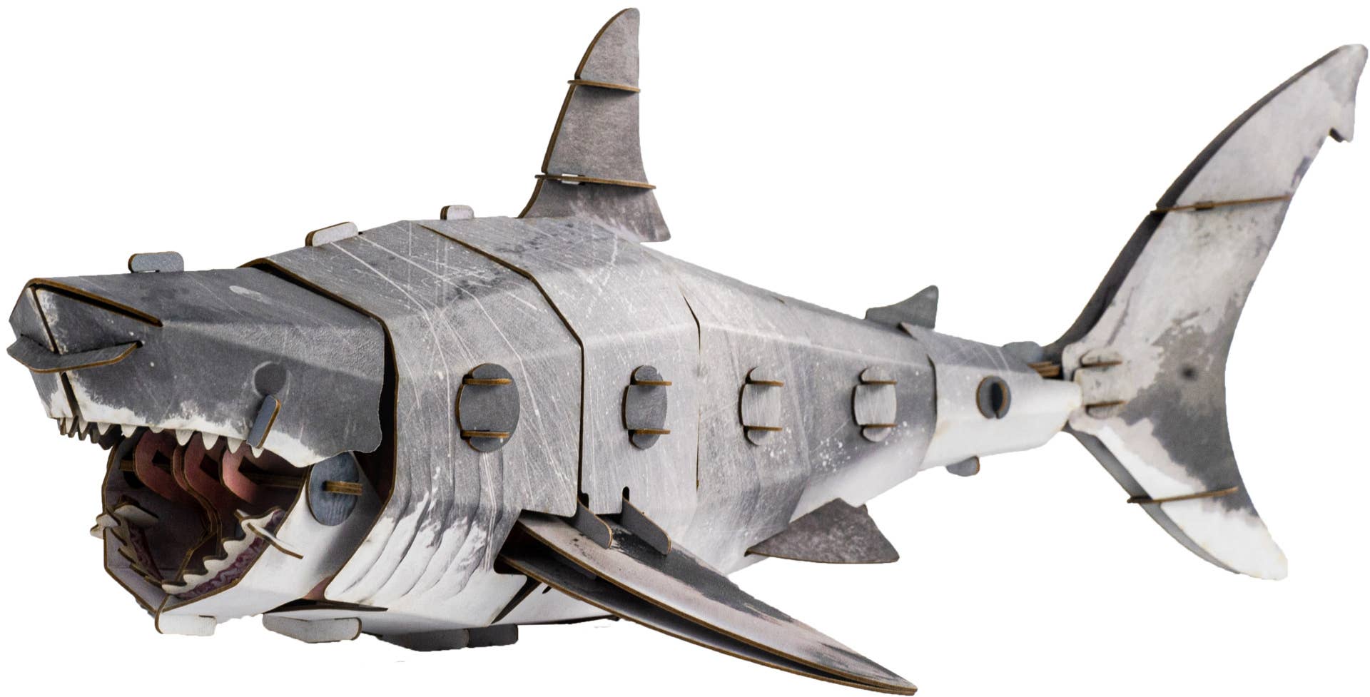 3D Kraft Paper Puzzle Great White Shark