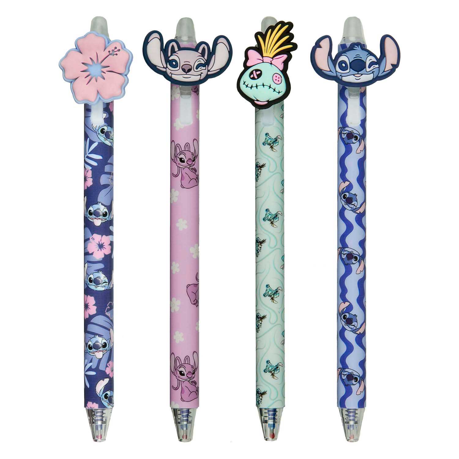Undercover - Uitwisbare Gelpen met Lilo & Stitch-Topper