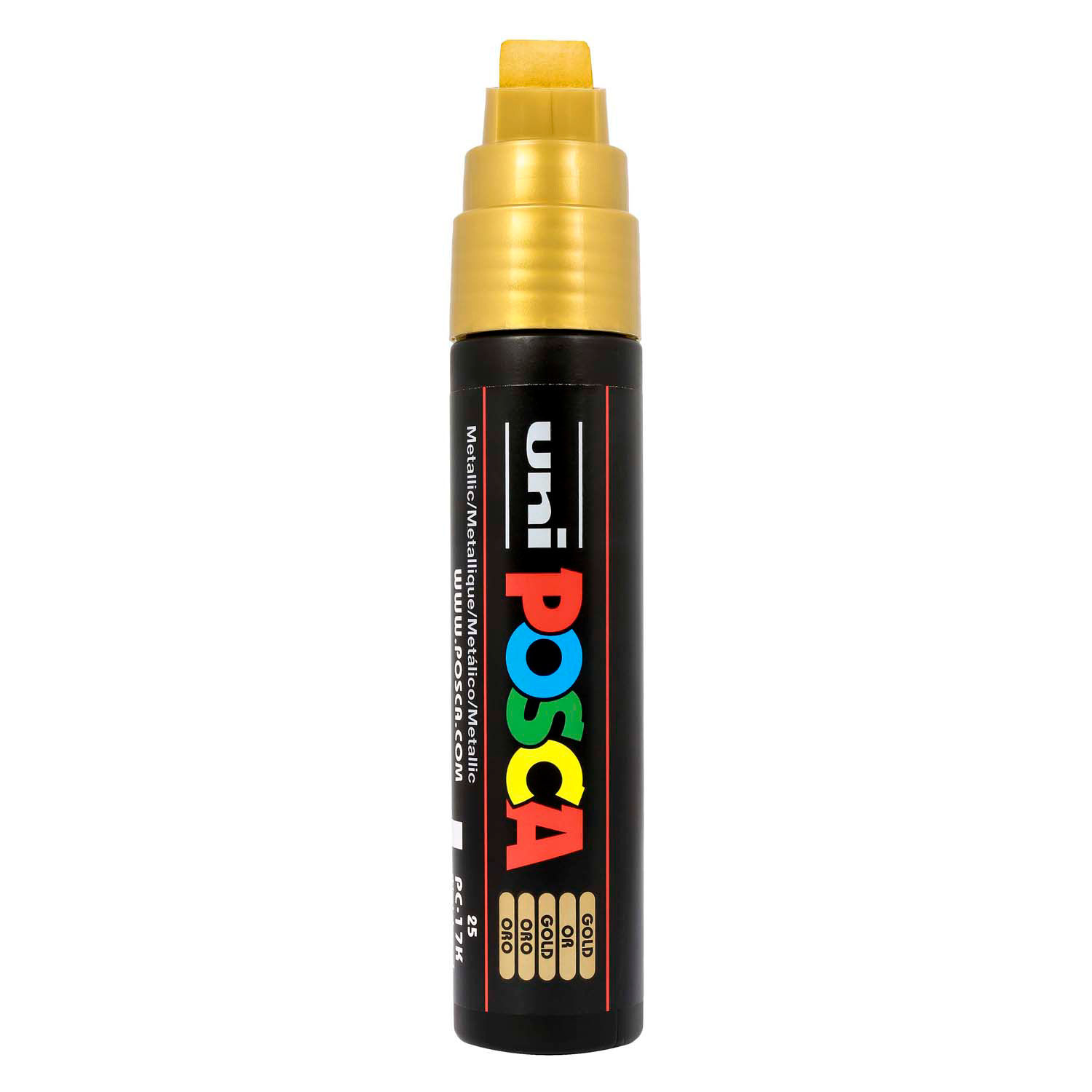 Uni Posca - Uni Posca Verfmarker 17K Goud - Blokpunt 15mm