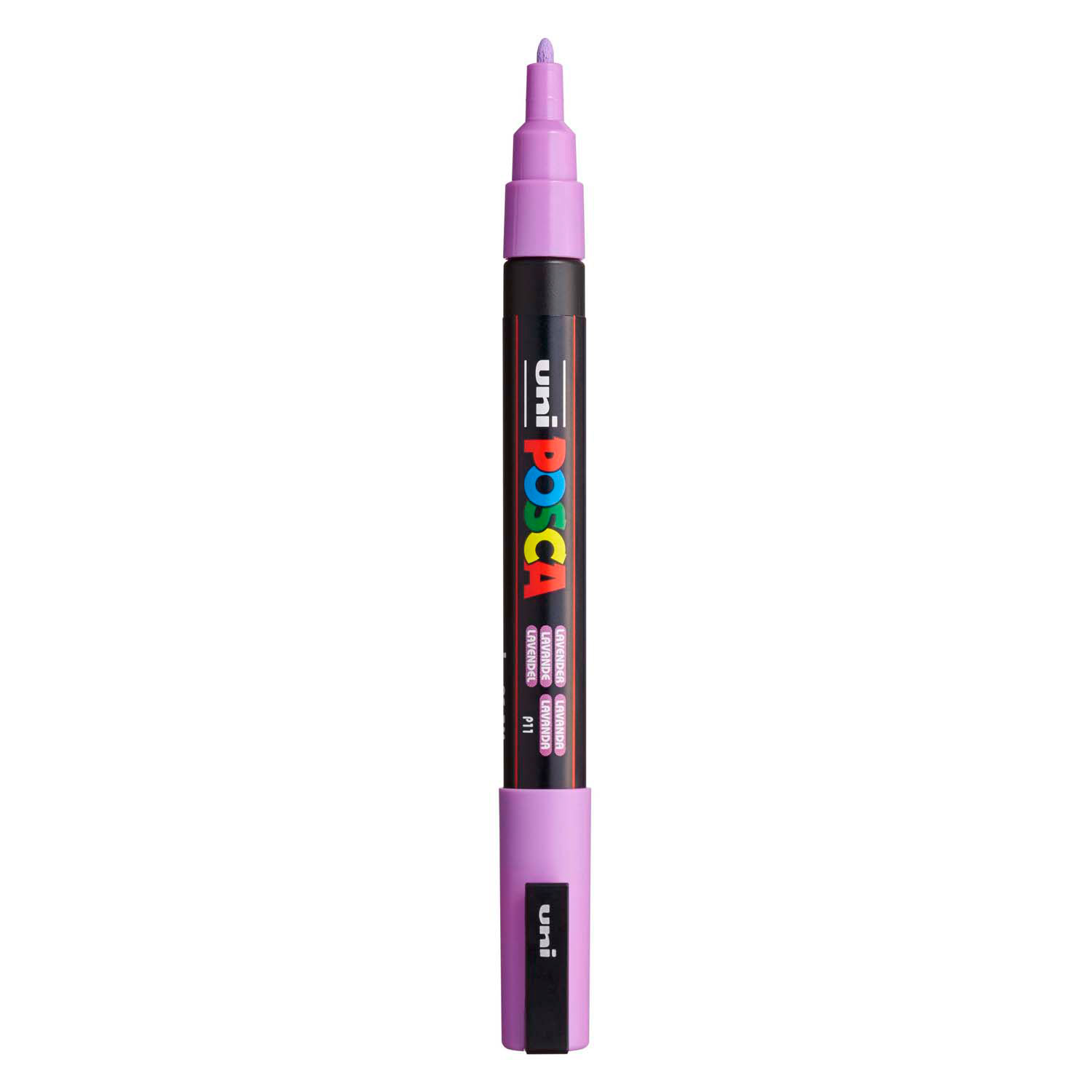 Uni Posca PC3M Acrylmarker Lavendel - ronde punt tot 1,3 mm