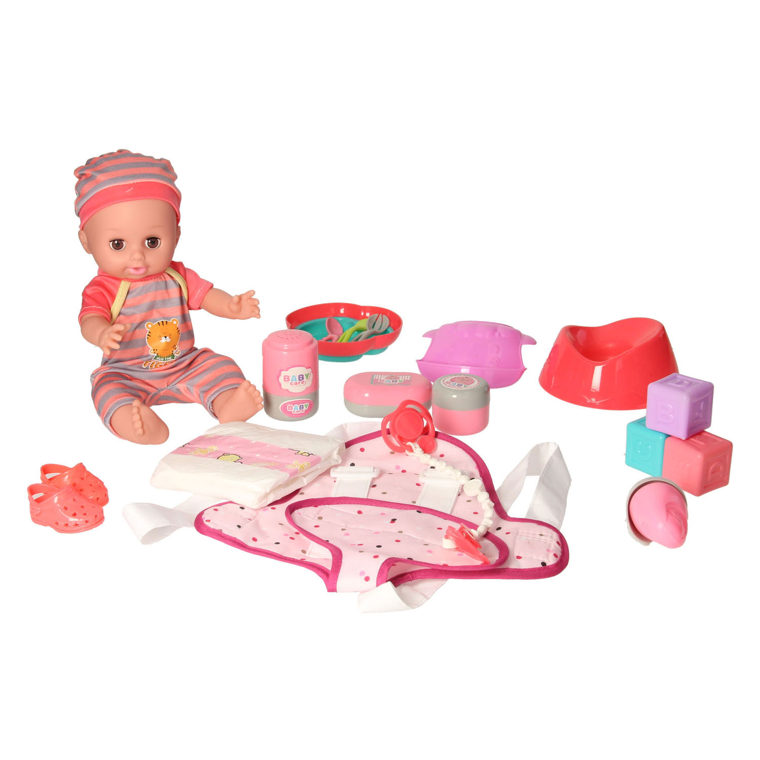 Deluxe Poppenset Buikdraagtas