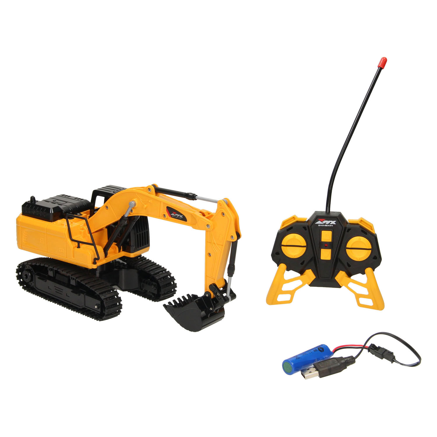 RC Bestuurbare Graafmachine met Rupsbanden 1:24