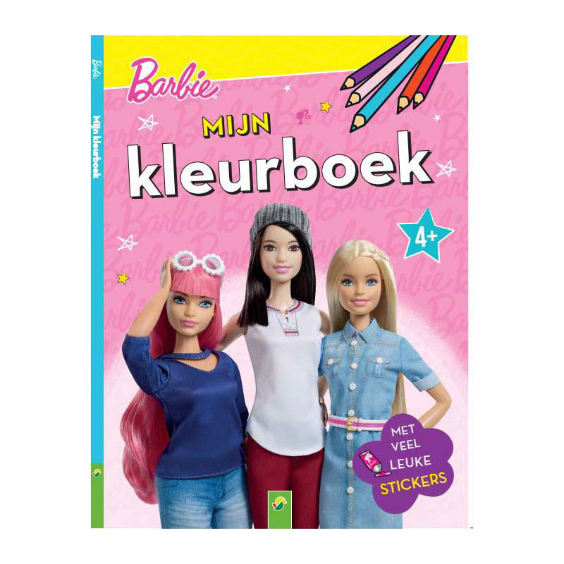 Wins Holland - Mijn Kleurboek met Stickers - Barbie