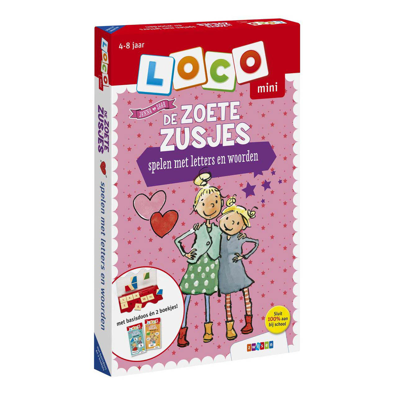 Centraal Boekhuis - Loco mini De Zoete Zusjes spelen met letters en woorden 4-8 jaar