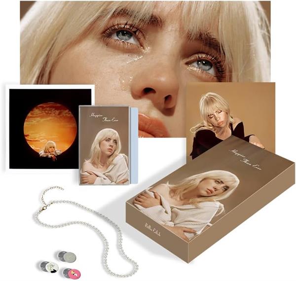 Billie Eilish-happier Than Ever -k7+necklace+pins-