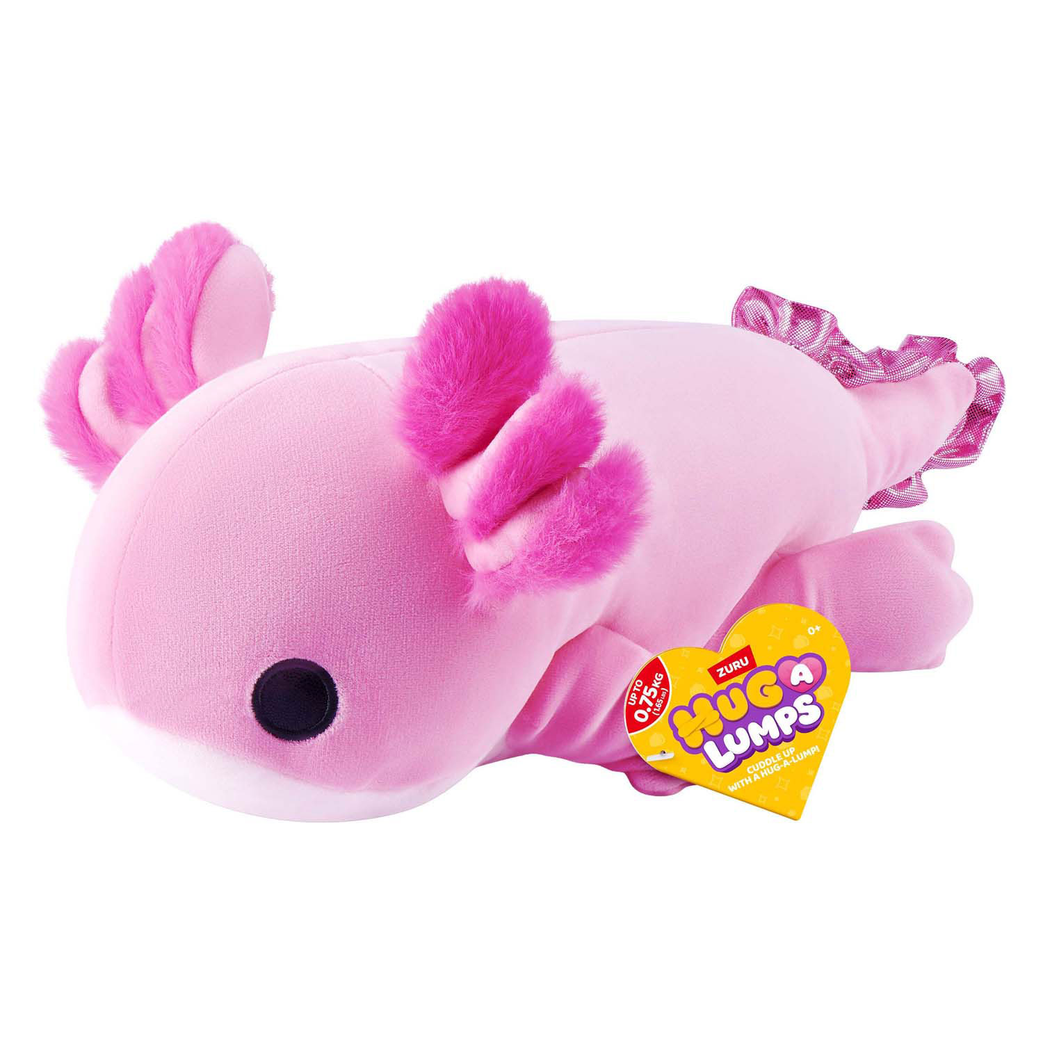 ZURU - Hug A Lumps Knuffel Axolotl, 35 cm