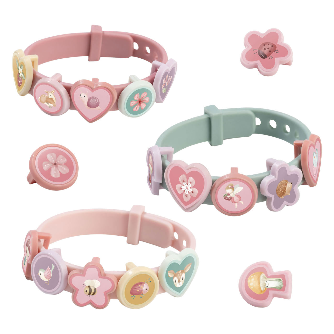 Bambolino Toys - Little Dutch Zelf Schuif Armbanden Maken Fairy Garden