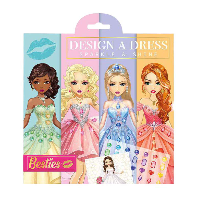Besties Ontwerp een Jurk - 21,5x21,5cm