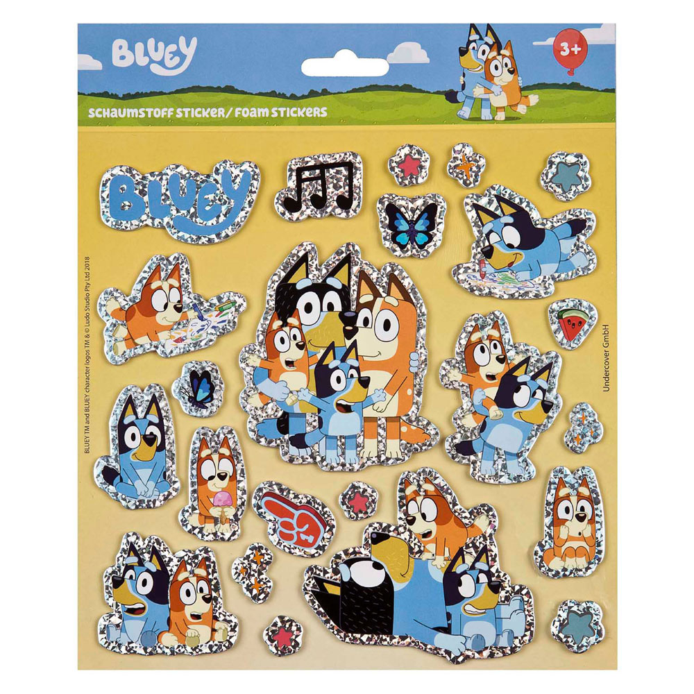 Foam Stickers Bluey
