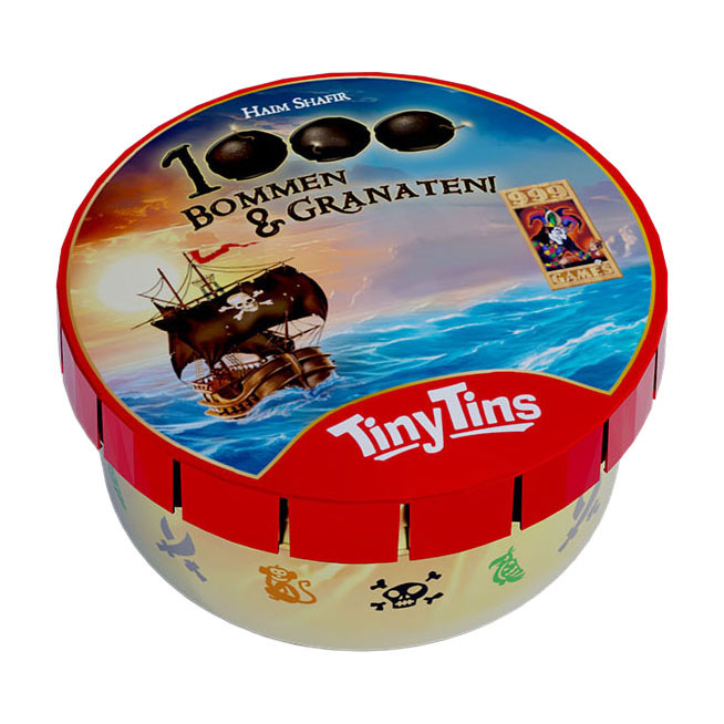999 Games Tiny Tins 1000 Bommen en Granaten - Dobbelspel