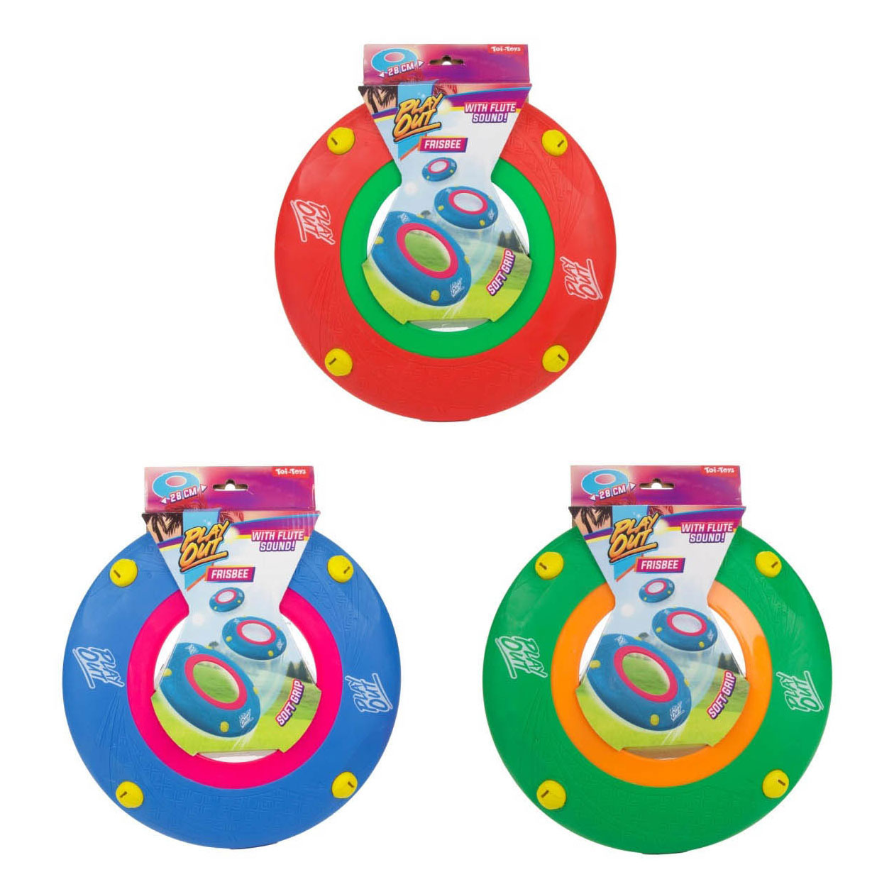 Toi-Toys - Frisbee met Fluitgeluid - 27cm