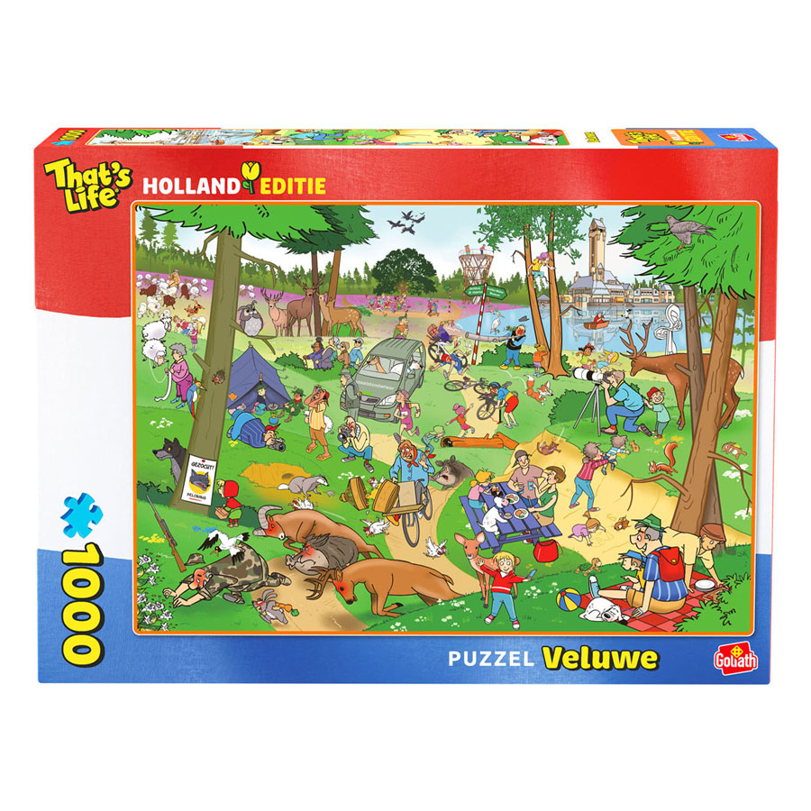 Goliath Games - Goliath That\'s Life Hollandse Editie: De Veluwe Legpuzzel - 100st.