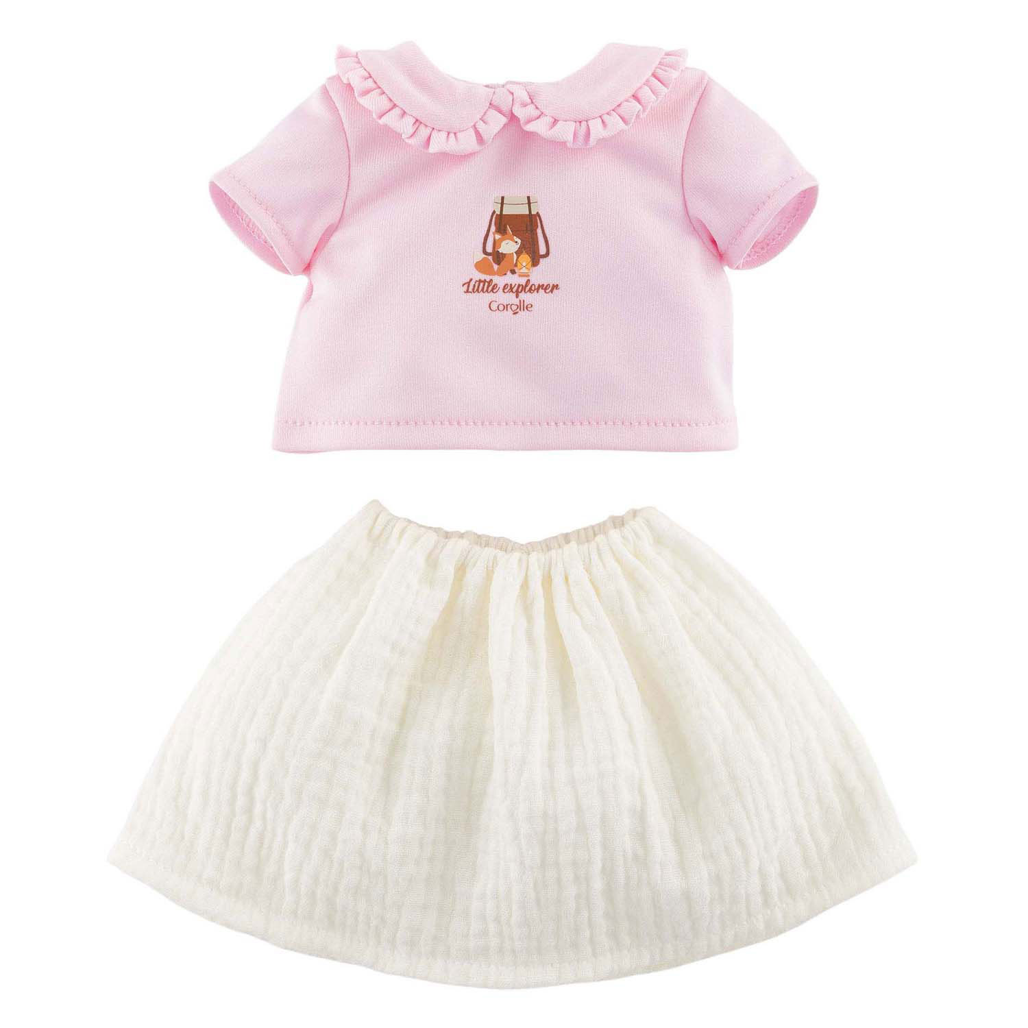 Corolle T-Shirt met Jurkje Kleine Ontdekker - 30cm
