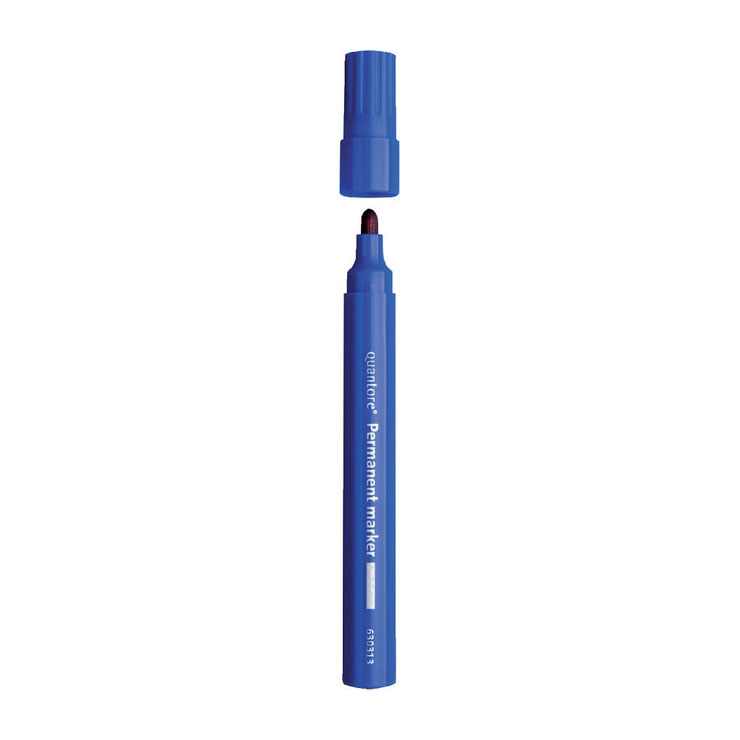 Permanent marker Quantore rond 1-1.5mm blauw