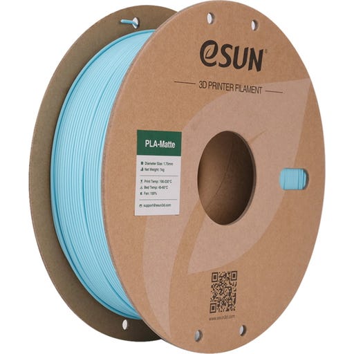 eSun - PLA-Matte filament 1,75 mm Lichtblauw 1 kg