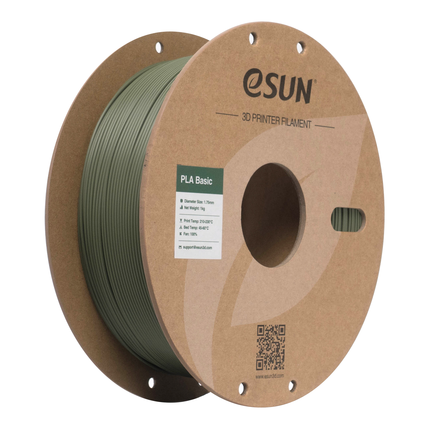 eSUN - PLA-Basic Olive Green (1.75mm - 1kg)