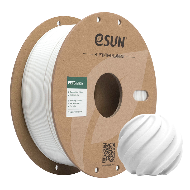eSUN - PETG-Matte White (1.75mm - 1kg)