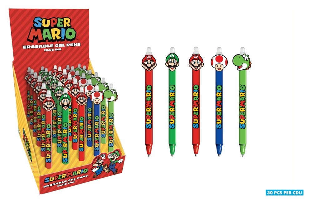 Super Mario - Head Topper Erasable Gel P