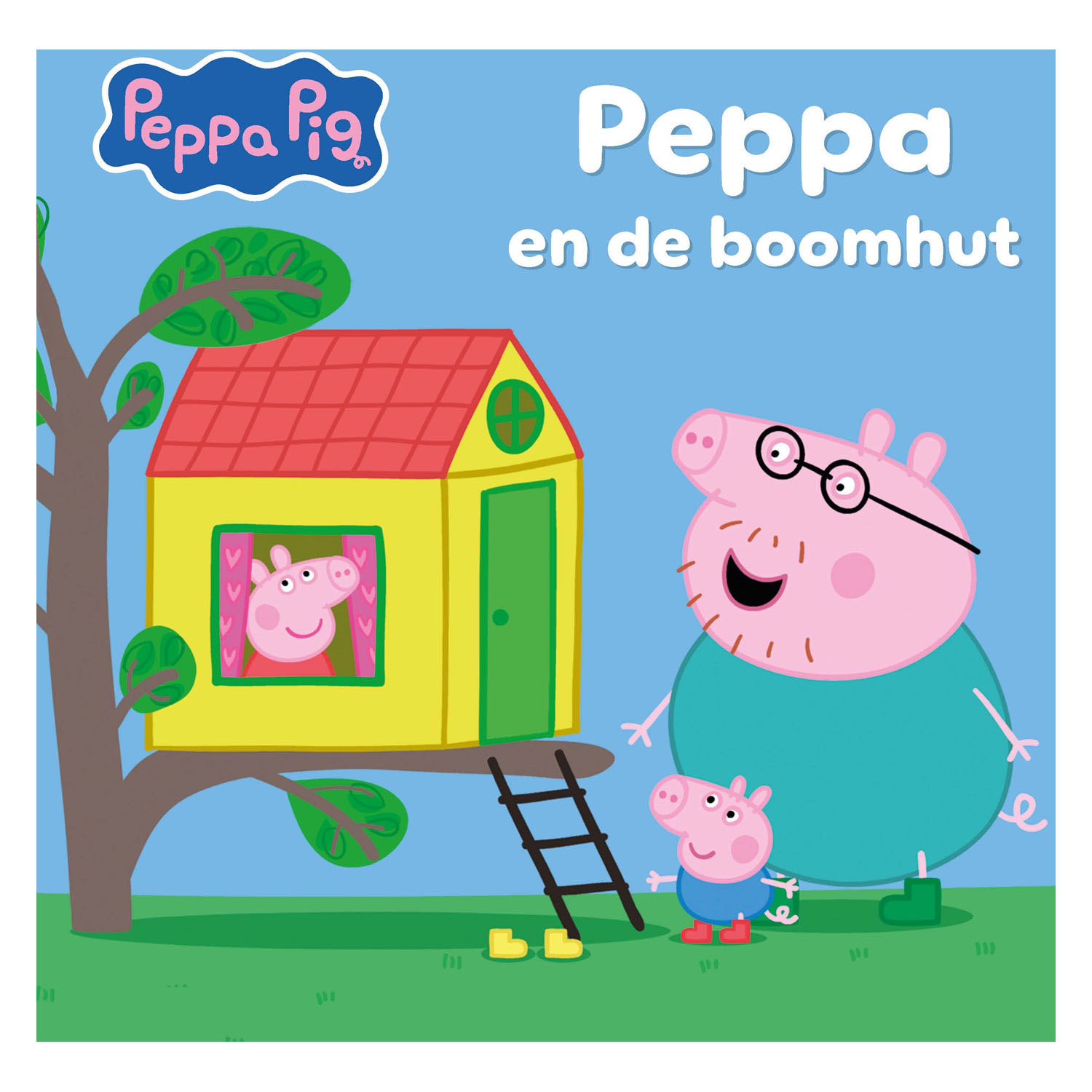Peppa blaast bellen en Peppa en de boomhut