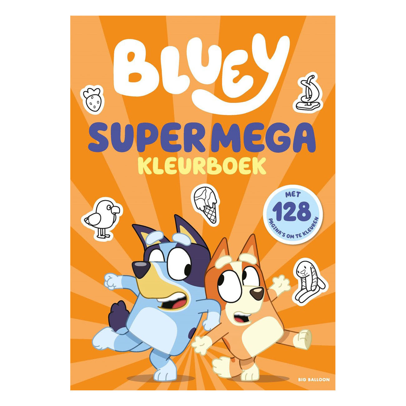 Bluey Super mega Kleurboek