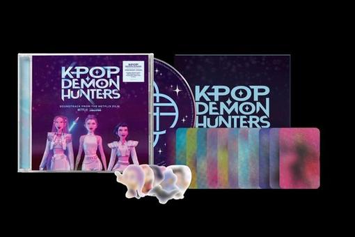 Huntr Kpop Demon Hunters Cast & Saja Boys X - Kpop Demon Hunters (CD | Photo Cards | Sticker Sheet) (1st Anniversary Edition)