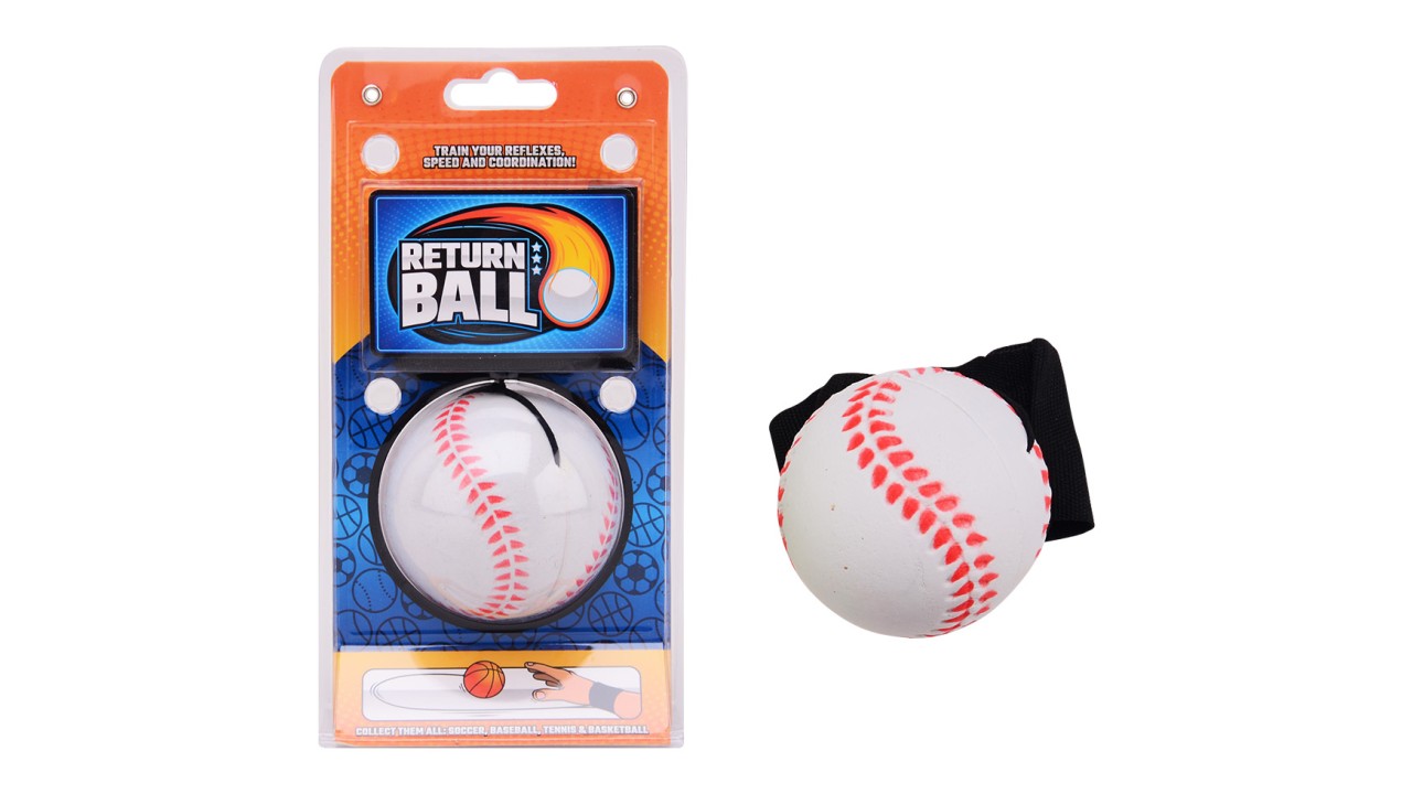 Johntoy - Gooi- en vangbal set: Voetbal, Tennisbal, Honkbal & Basketbal