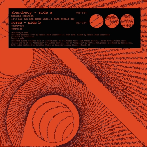 Abandoncy & Norse - Split (10" LP) (Coloured Vinyl)