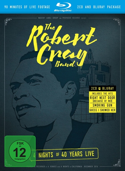 The Robert Cray Band - 4 Nights Of 40 years Live (3 Blu-ray)