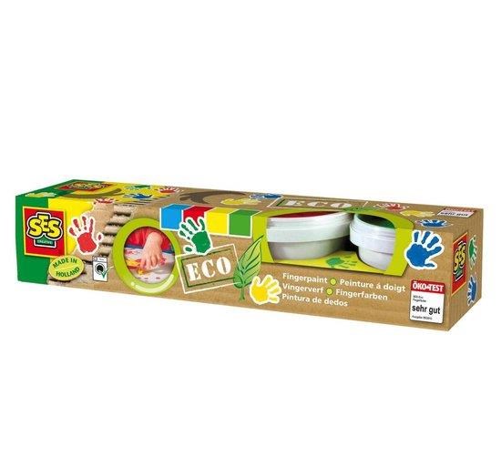 SES ECO Vingerverf, 4 Kleuren