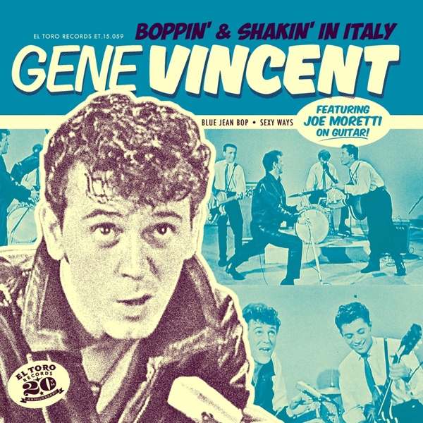 Gene Vincent - Boppin' & Shakin' In Italy (7" Single)