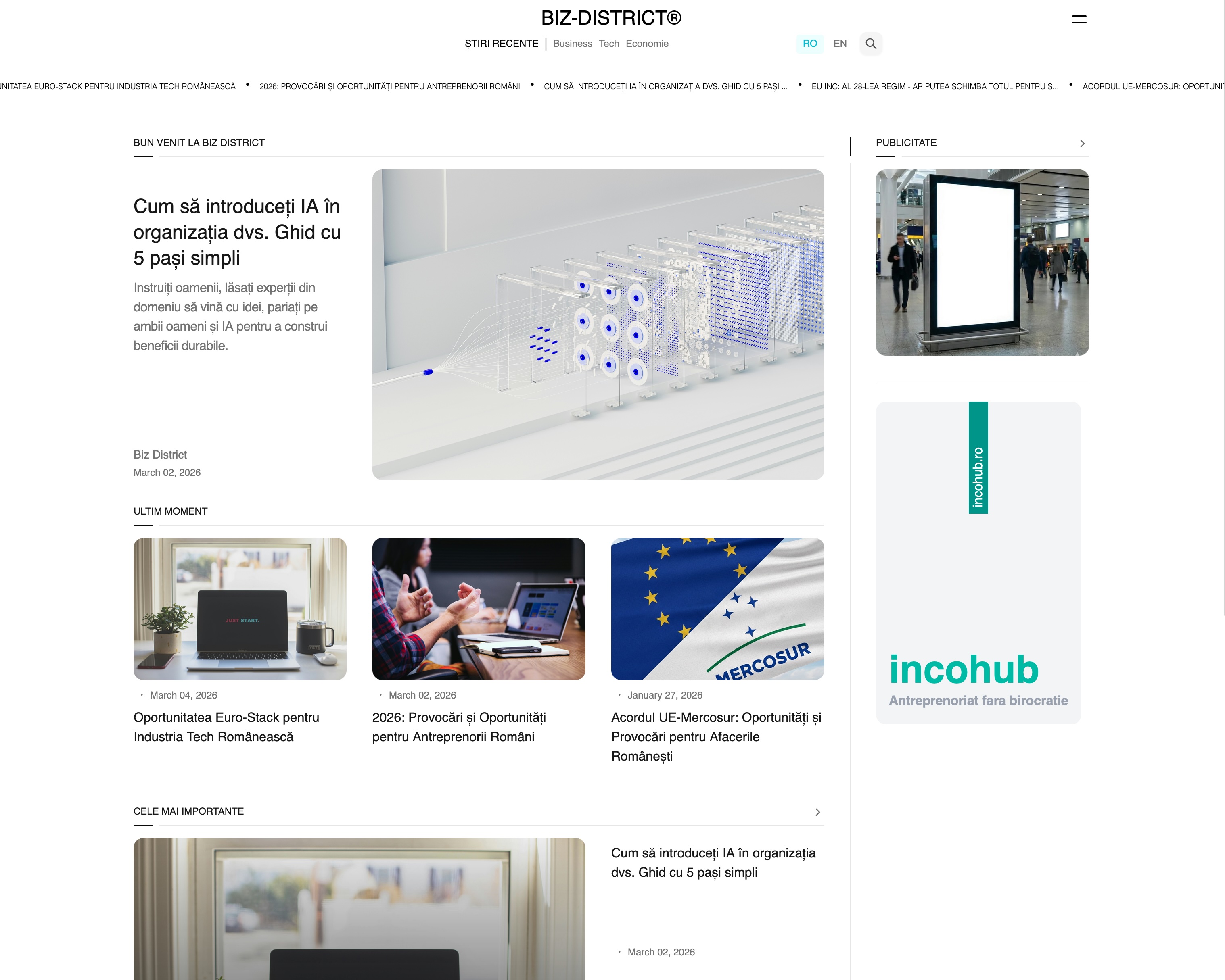 Biz District — Romanian Entrepreneurial News Portal